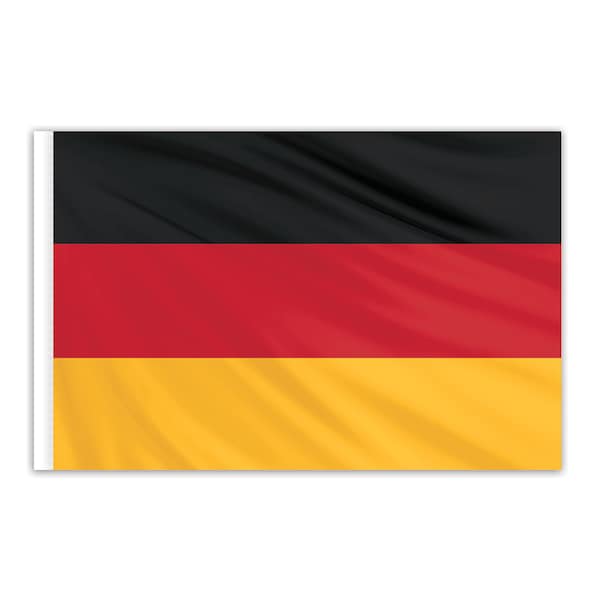 Global Flags Unlimited Germany Indoor Nylon Flag 5'x8' 201898